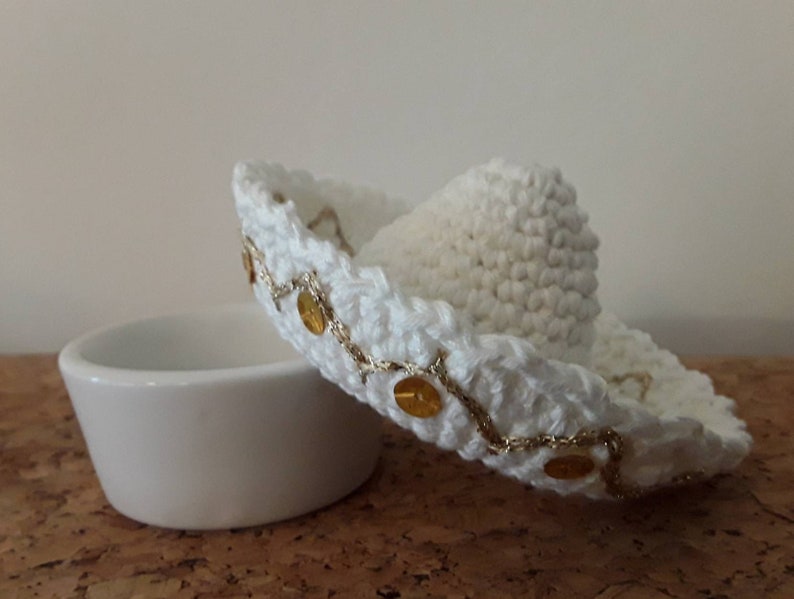 Eggwarmer mexican mariachi hat, sombrero, Easter breakfast table image 4