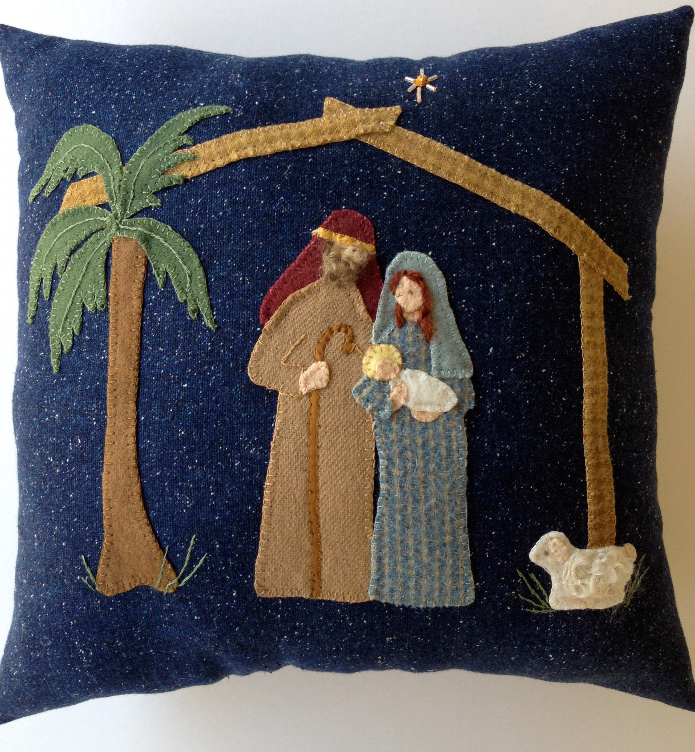nativity pillow