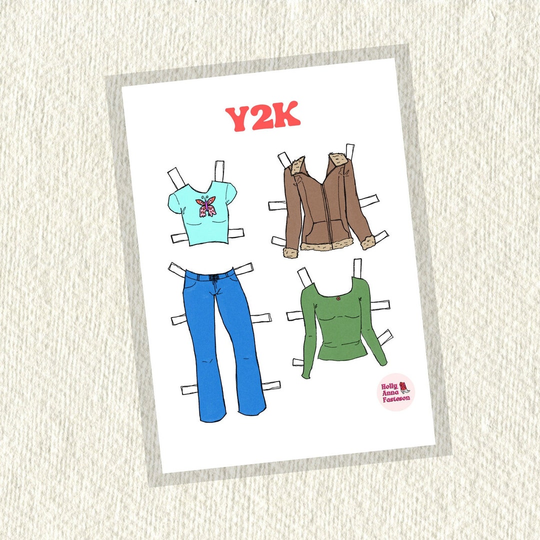 Printable Paper Doll, PNG Files for Download, Kids Craft - Etsy