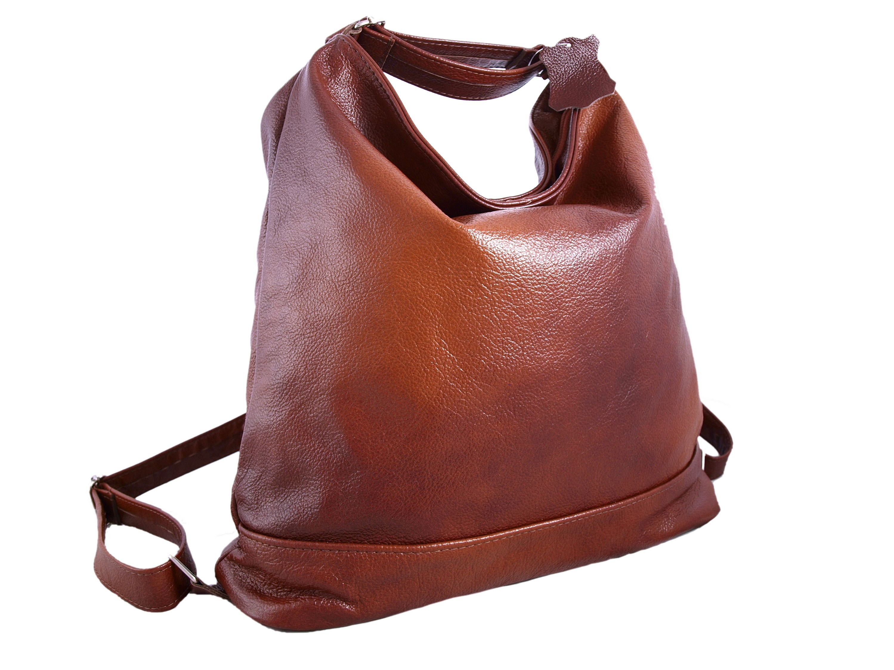 leather ladies backpack bag