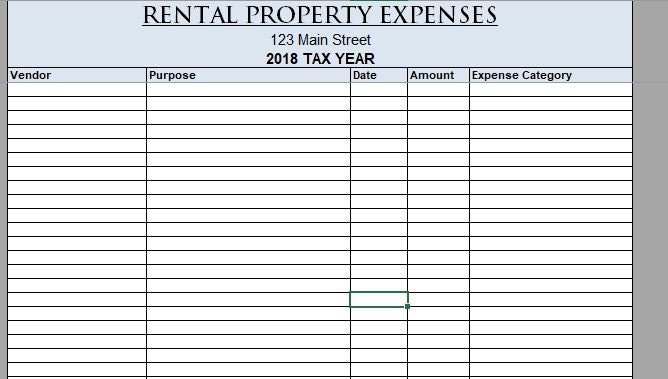 Rental Property Expense Organizer - Etsy