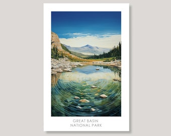 Great Basin National Park Art, Framed Prints, and Canvases | Nevada Prints and Canvas,Earth Tones, Western Rocky Mountains Art, Colorado Art