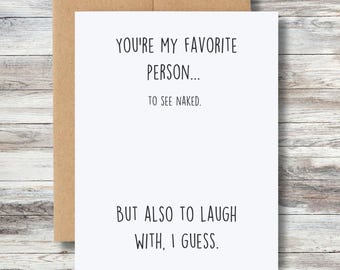 Funny Anniversary Card – Cheeky Love Greeting Card