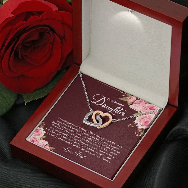 daughter birthday gift Gift For My daughter To my beautiful daughter Daughter Necklace Father to daughter