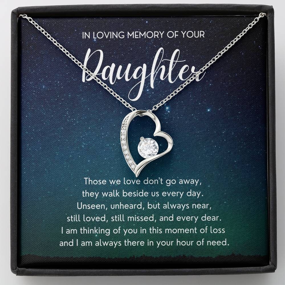 Loss of Daughter Gift Daughter Remembrance Necklace Sympathy Etsy