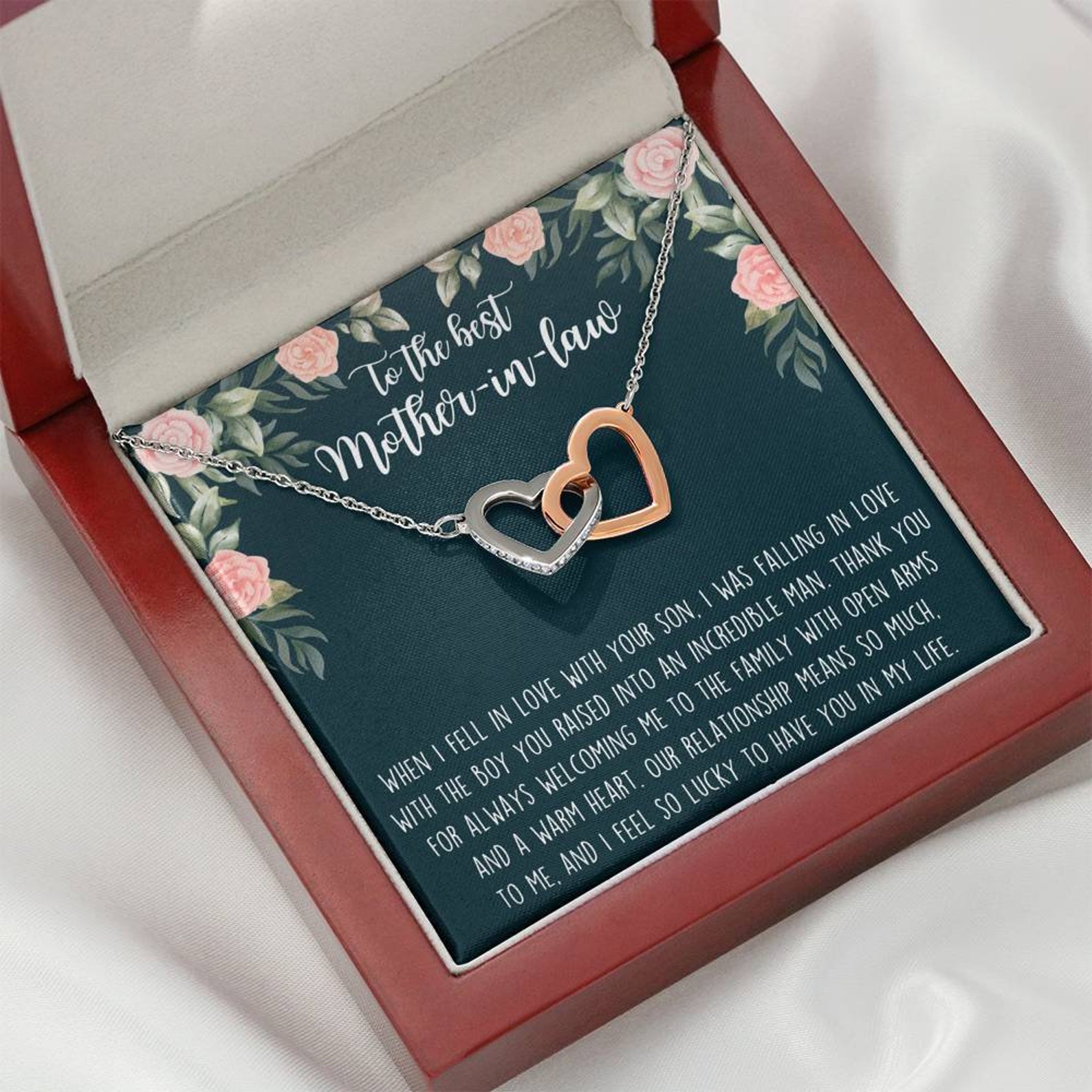Motherinlaw gift motherinlaw necklace best gift for Etsy