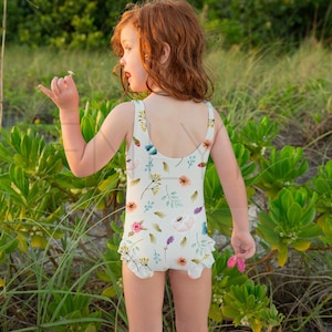 Little Girl Swimwear Etsy UK