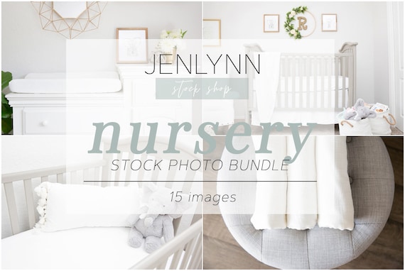 Interior Styled Stock Photo Bundle Nursery Product Mockup
