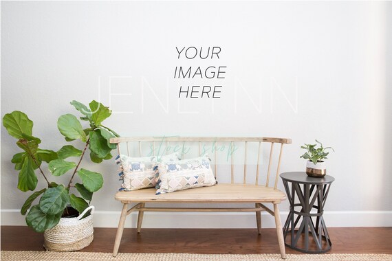 Blank Wall Mockups Bench Jenlynn Stock Shop White Wall Blank Wall Mockups Bench Jenlynn Stock Shop White Wall