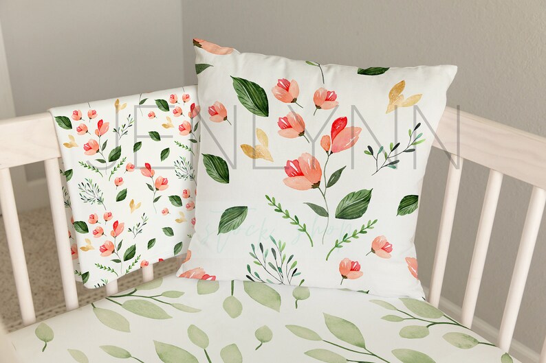 Download White Pillow Mockup Baby Blanket mockup Crib Sheet mockup ...