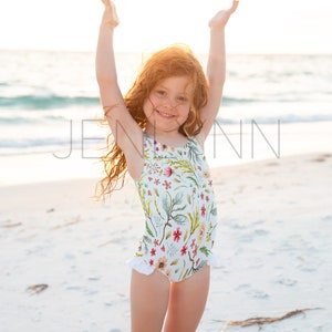 Girls Swim Suit Mockup 15 Toddler Suit Mockup Girls Bathing - Etsy