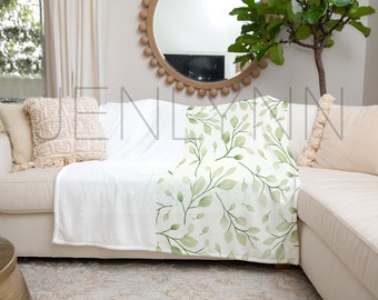 Velveteen Blanket Mockup: 50x60 PSD with Smart Object