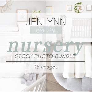 Nursery Styled Stock Photo Bundle: Mockup Backgrounds (JPG)