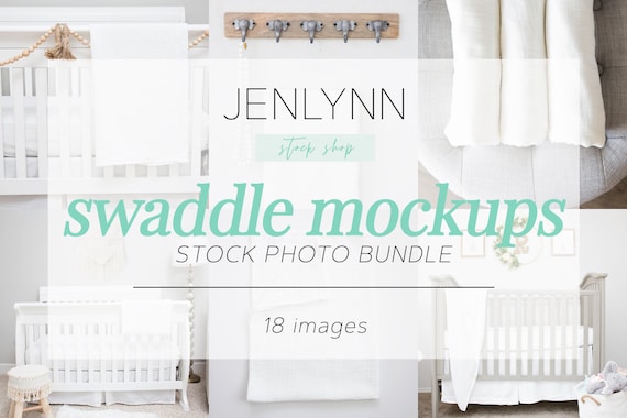 Download Swaddle Blanket Mockup Bundle Baby Blanket Mockup Swaddle Etsy