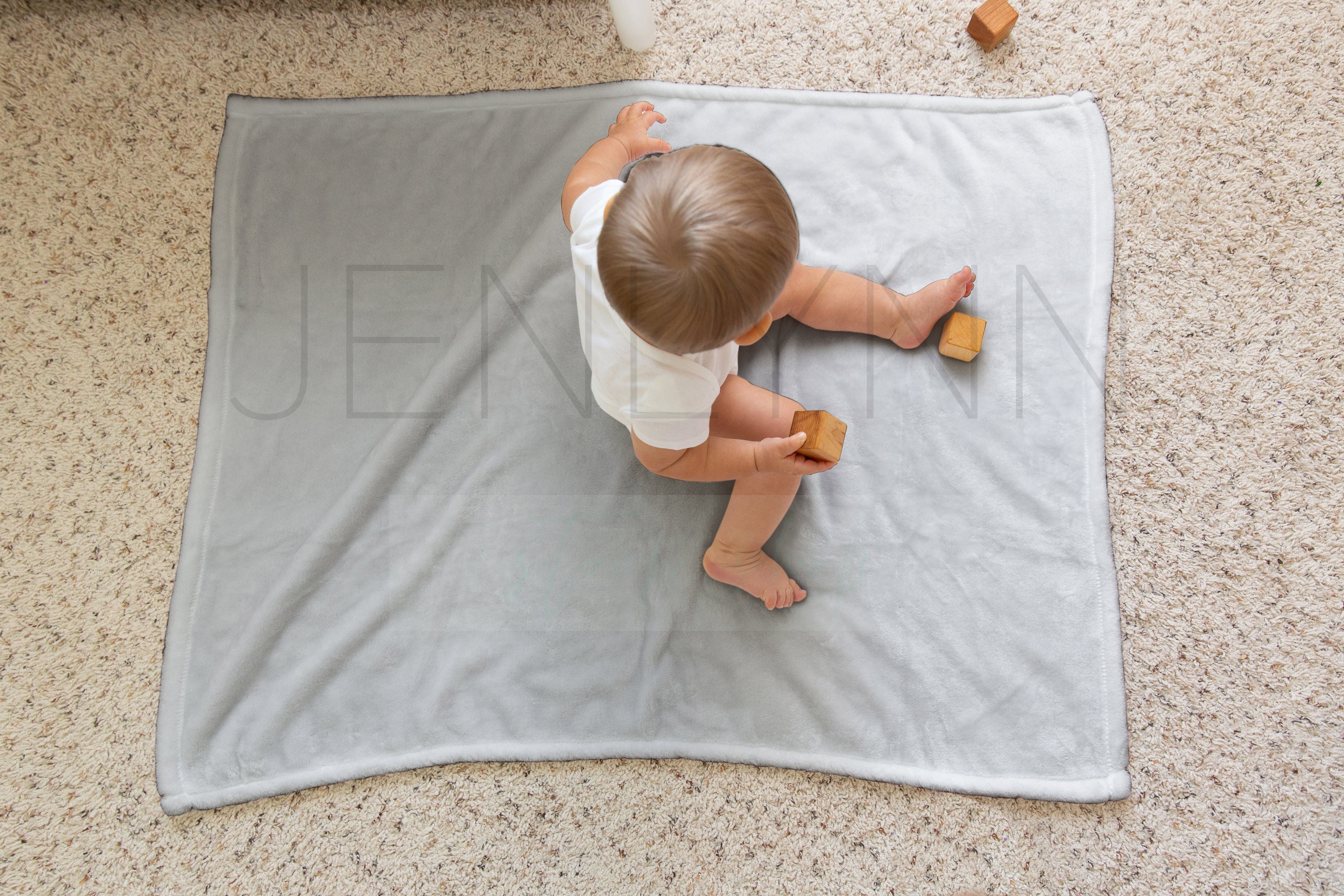 30x40 Baby Boy Minky Blanket Mockup BD19 Nursery Blanket Etsy