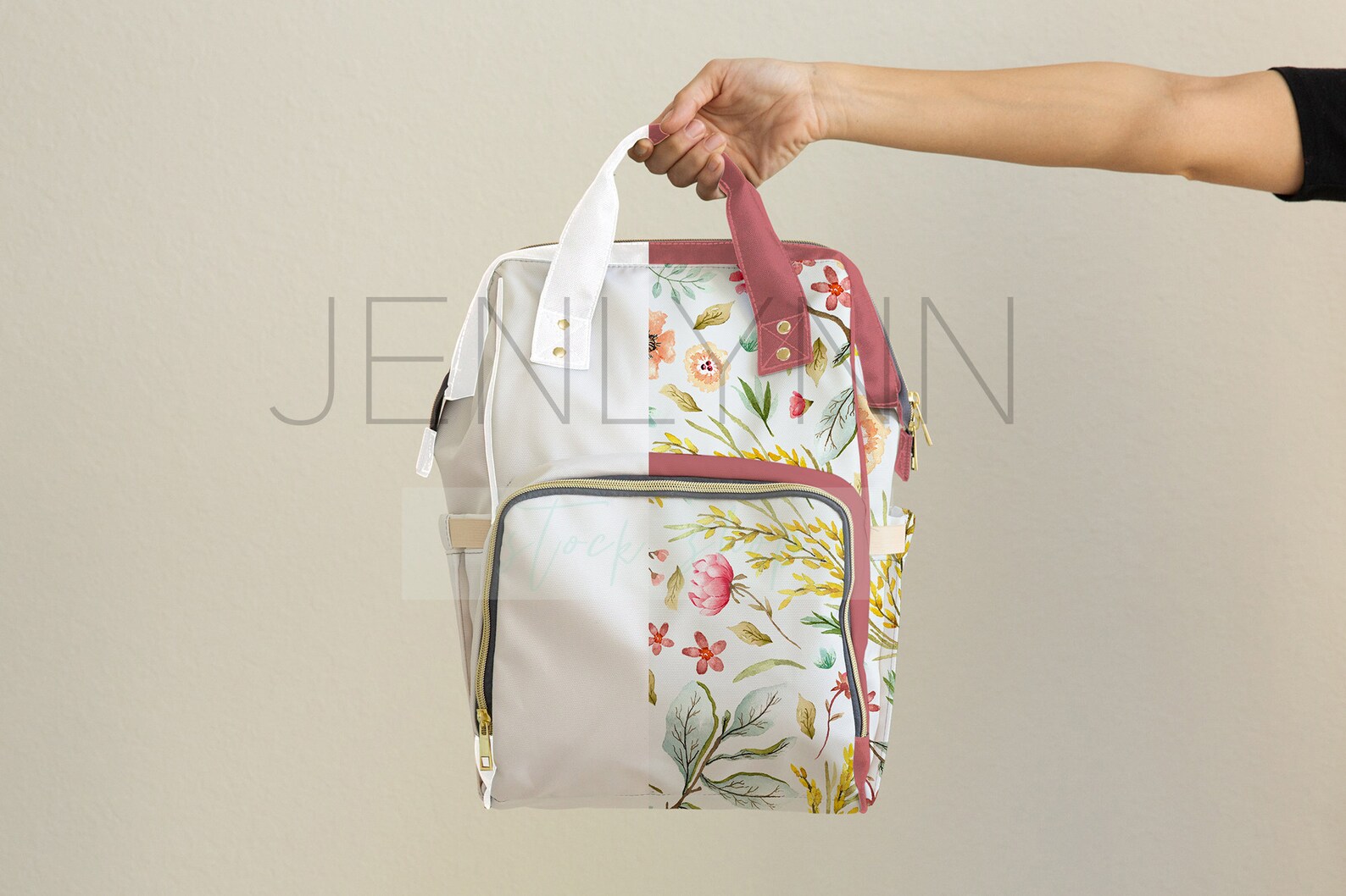 Download Diaper Backpack Mockup Baby and Me Backpack mockup custom ...