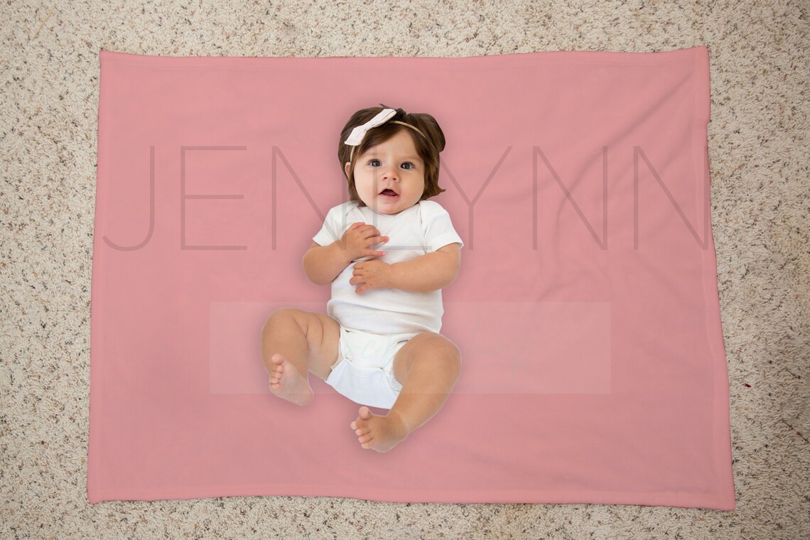 Milestone Baby Blanket Mockup Growth Tracker Blanket Mockup Etsy