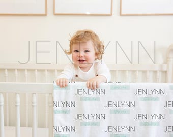 30x40 Velveteen Blanket Mockup: Baby Crib, PSD Velveteen (Digital Download)