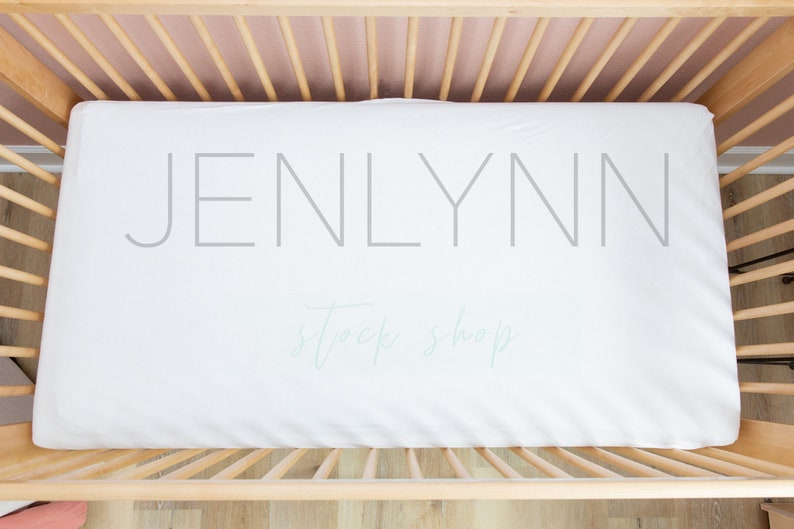 Download White Crib Sheet Mockup fitted sheet mockup nursery mockup ...