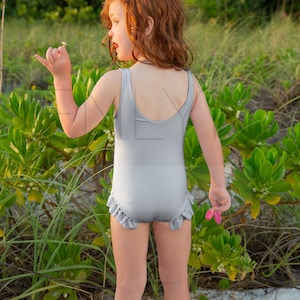 Girls Swim Suit Mockup 8, Toddler Suit Mockup, Girls Bathing Suit ...