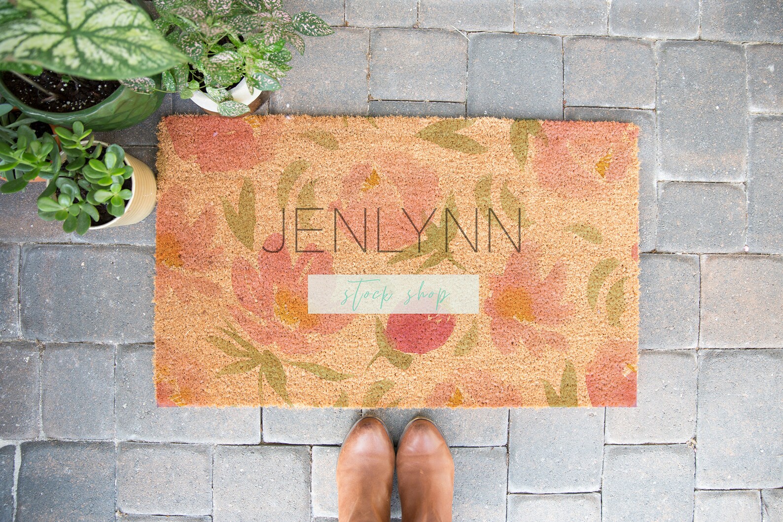 Download Doormat Mockup doormat blank mockup Flatlay mockup Coir | Etsy