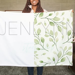 30x40 Minky Blanket + Black Model Mockup, blanket Mockup, digital mockup, black model mockup, custom blanket mockup, baby blanket mockup