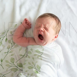 Baby Decke Mockup #BJ10, Baby Mädchen Decke Mockup, benutzerdefinierte Decke Mockup, Baby Mockup, weisses Mockup, Neugeborenen Babydecke Mockup