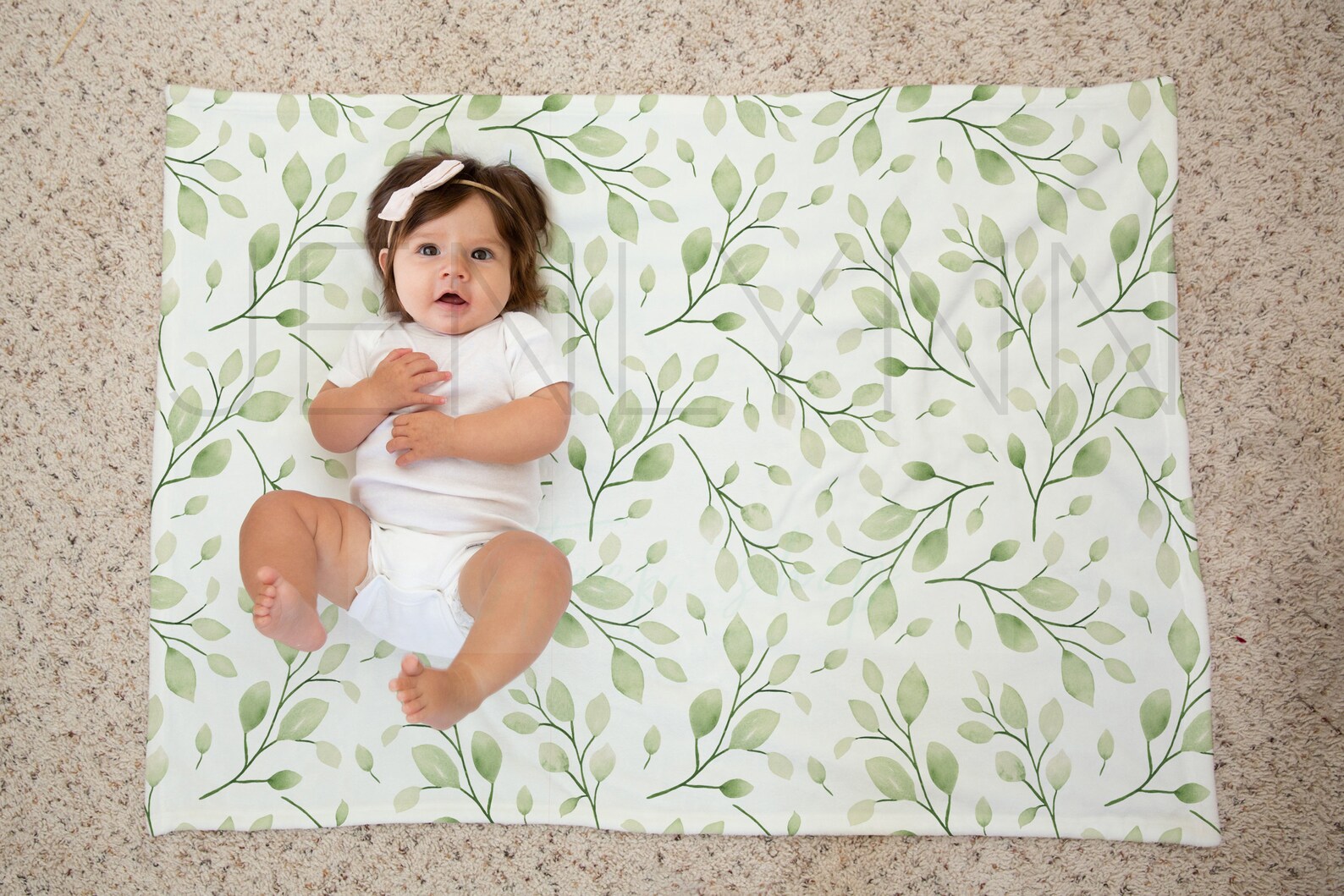 Milestone Baby Blanket Mockup Growth Tracker Blanket Mockup Etsy