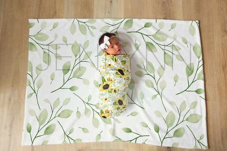 Milestone Baby Blanket Mockup Growth Tracker Blanket ...