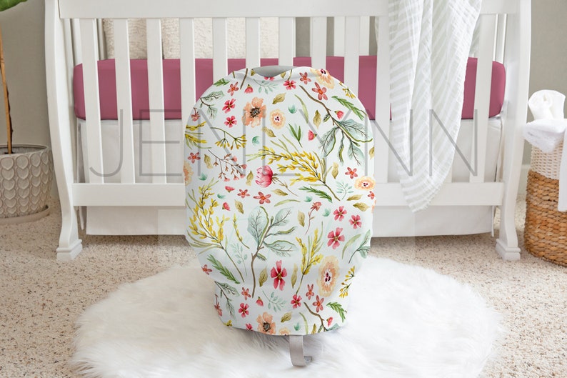 Download Car Seat Cover Mockup 2 Nursing Cover Mockup Shopping Cart ...