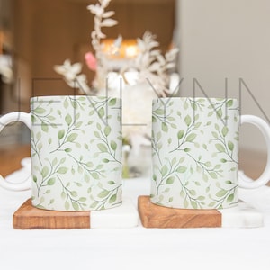 Mug Mockup, 11 oz. Ceramic Mug Mockup, White Blank Coffee Mug, Digital JPEG image, SKU M0007, PSD Mug Mockup Sublimation Mug Coffee Template