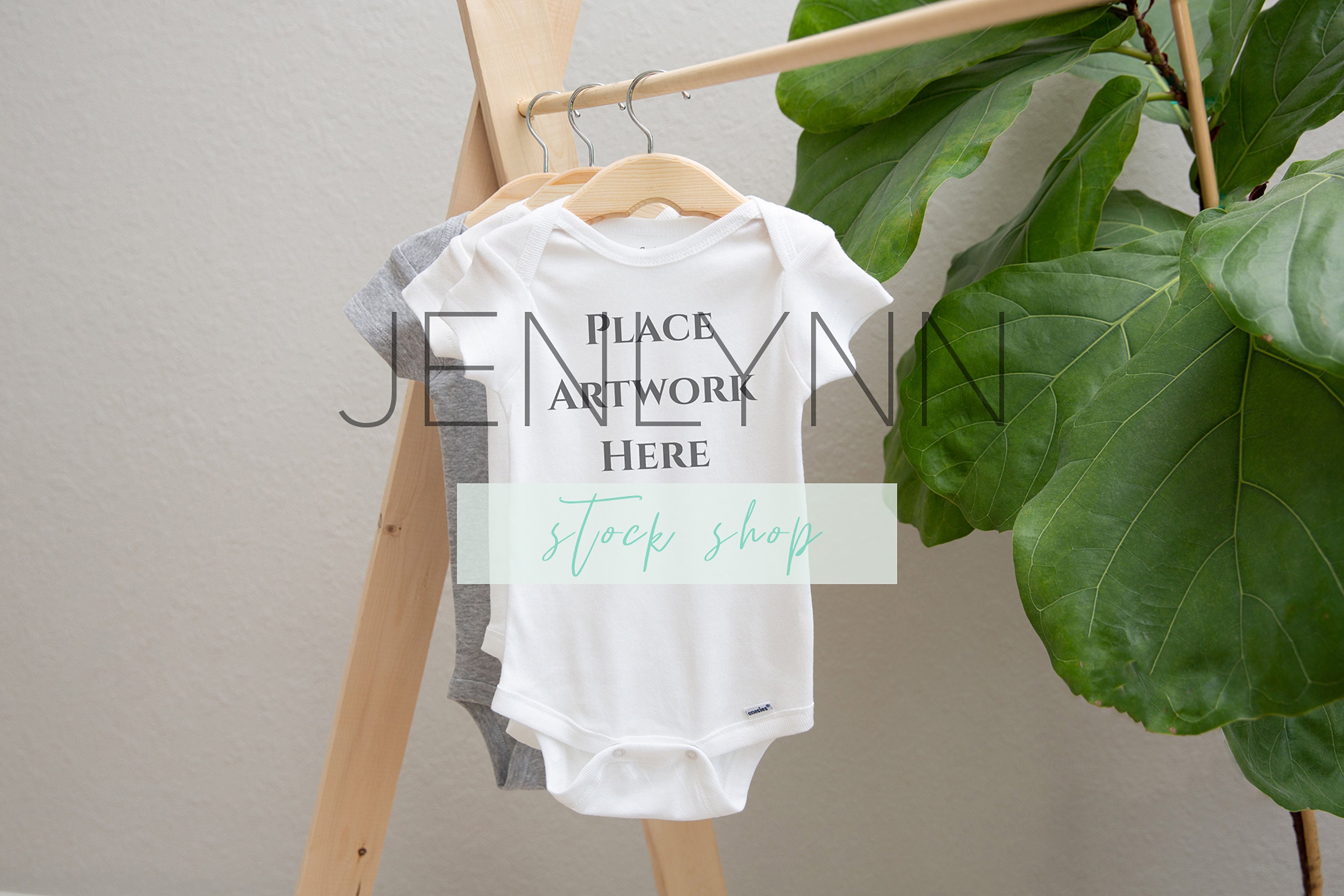 Download Simple White Hanging Onesie Mockup 3 Onesie Mockup Custom | Etsy