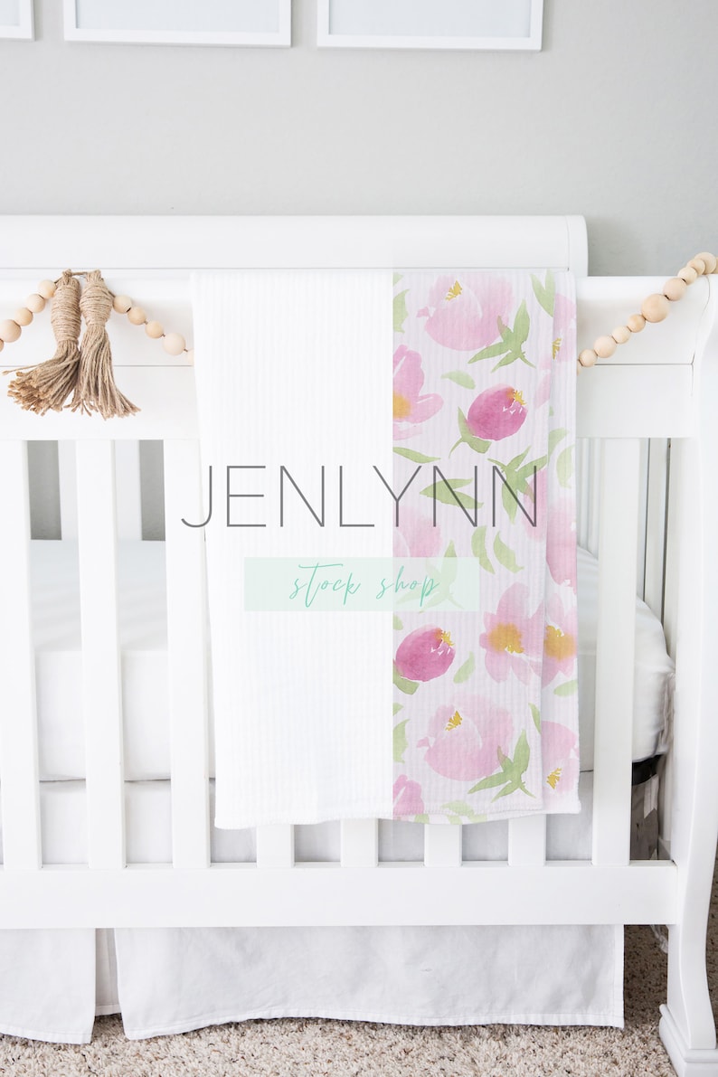Download Swaddle Blanket Mockup digital blanket baby blanket mockup | Etsy