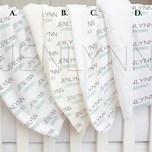 Crib Blanket Mockup: Sherpa, Jersey, Velveteen & Fleece (PSD File)