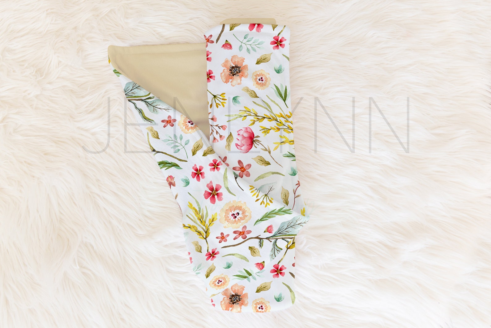 Baby Blanket Rolled Mockup Rolled Minky Blanket Mockup Etsy