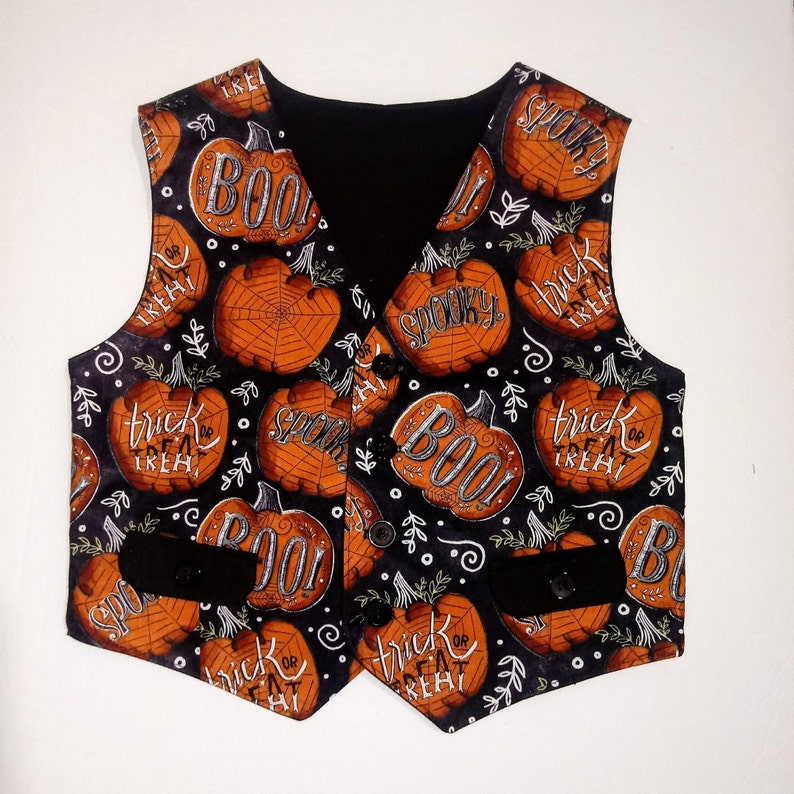 Boys Halloween Costume Halloween Vest Carnival Costume Etsy