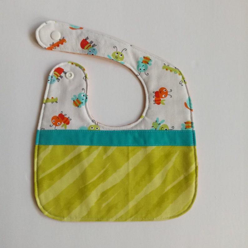 Baby girl gift reversible bibs side snap closure new mom Etsy