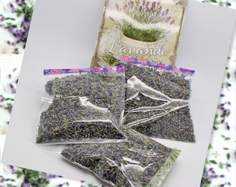 Lavendelblüten - luftgetrocknet / ohne Stiel 20g / aus eigenem Garten / für Duftsäckchen