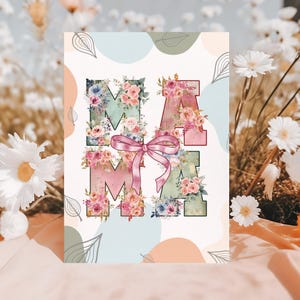 Postkarte Grußkarte Karte zum Muttertag Muttertagkarte Geburtstagskarte Mama Geschenk #PLS