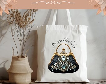 Sac en tissu, sac en tissu, sac shopping, pour vous ou comme cadeau individuel « Shopping Queen »