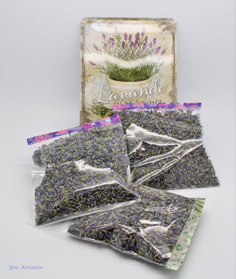 Lavender flowers air-dried / without stem 20g / from our own garden / for fragrance bags image 3