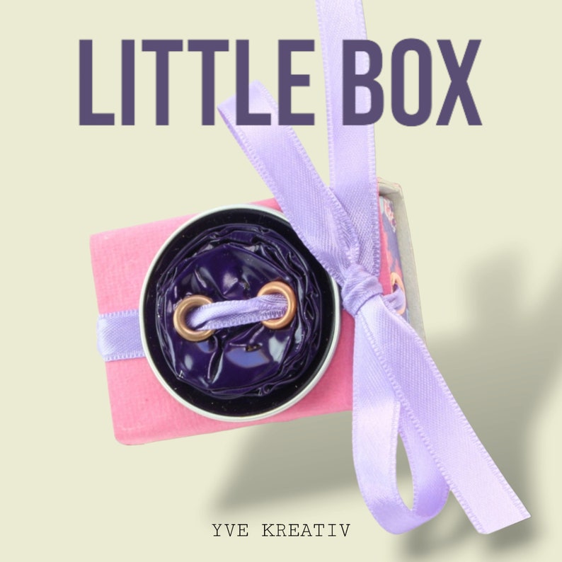 Small box, decorated matchbox as original gift packaging for money, vouchers and more image 1