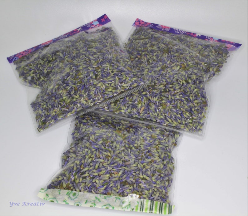 Lavender flowers air-dried / without stem 20g / from our own garden / for fragrance bags image 4
