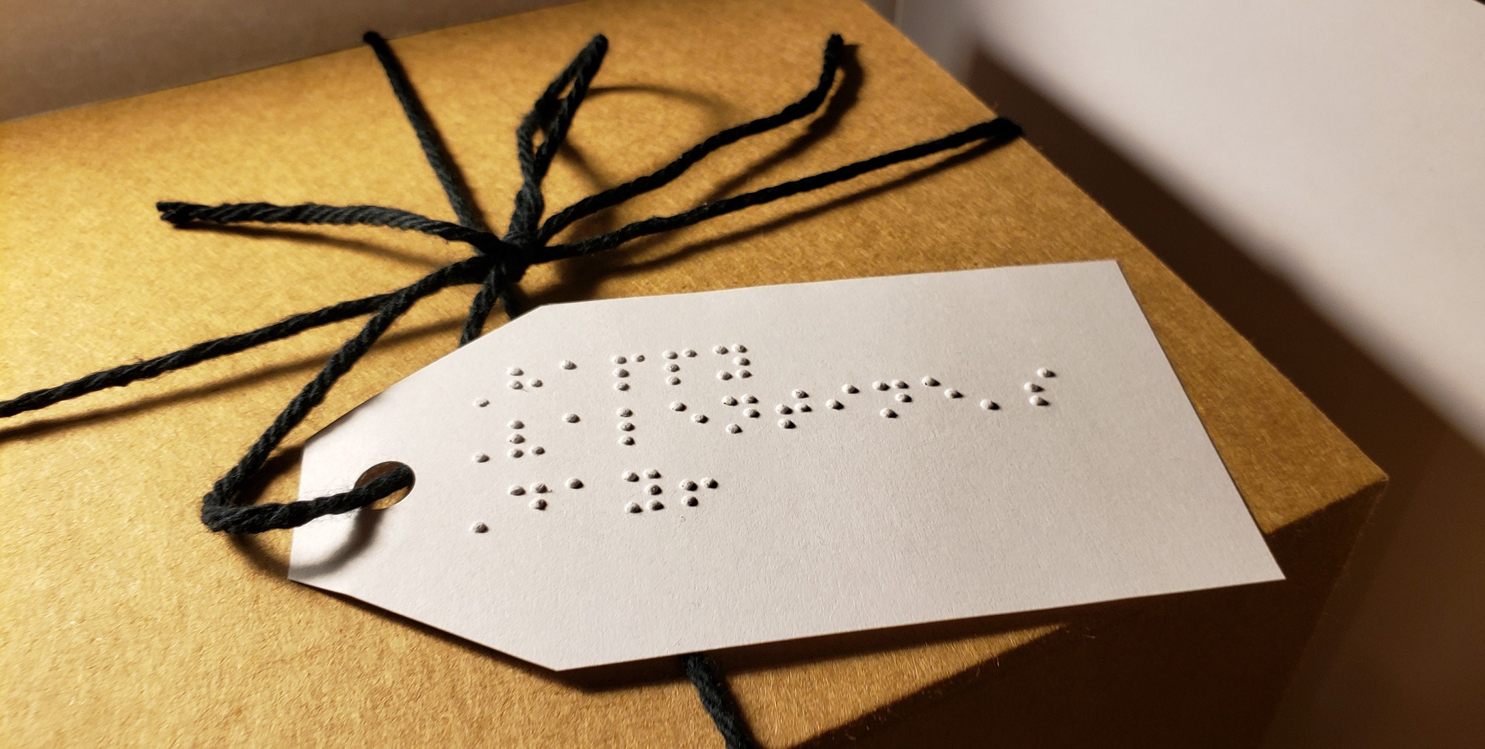 Braille Gift Tags Etsy