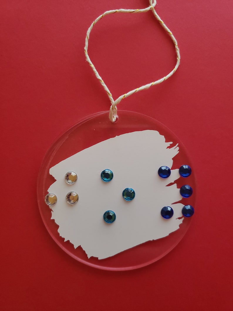 Braille Ornament Joy - Etsy
