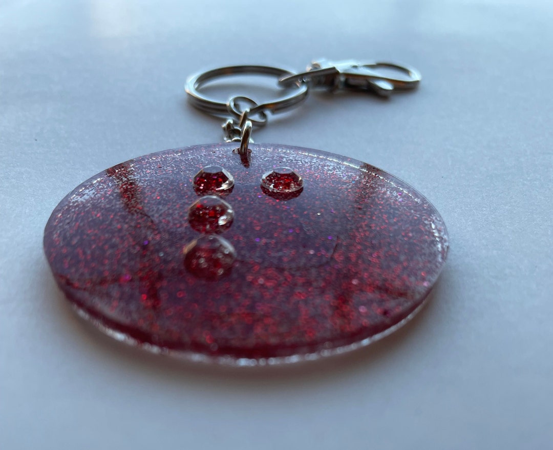 Braille Keychain Etsy