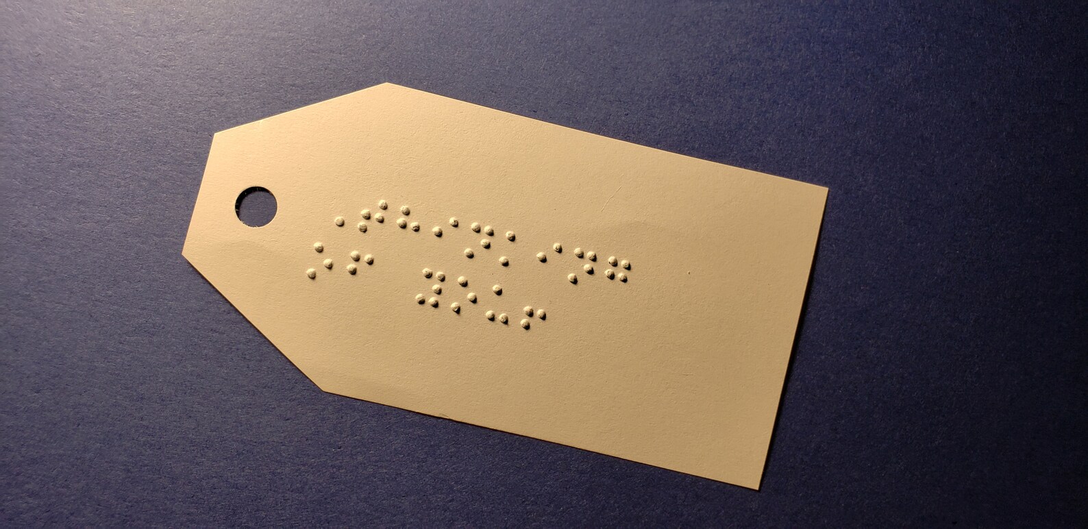Braille Gift Tags Etsy