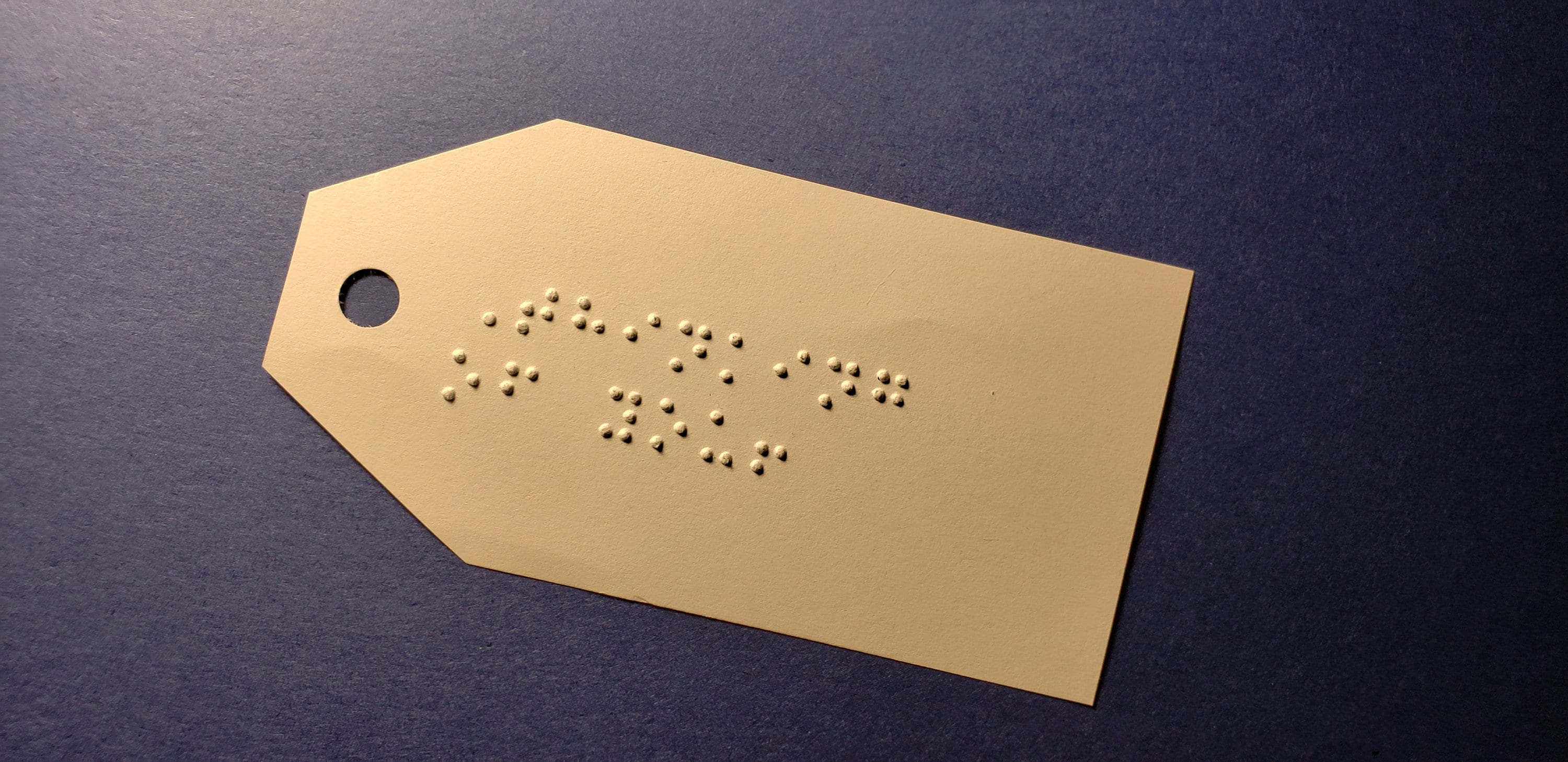 Braille Gift Tags Etsy
