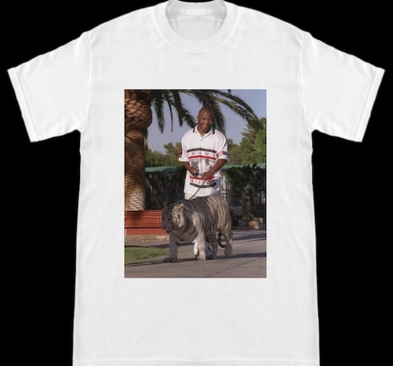 mike tyson t shirt tiger