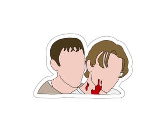 Billy and Stu Scream Kiss-Cut Sticker